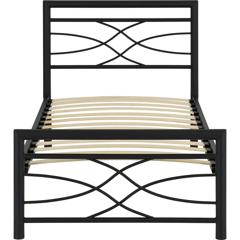 Kelly Single Bed Frame - Black