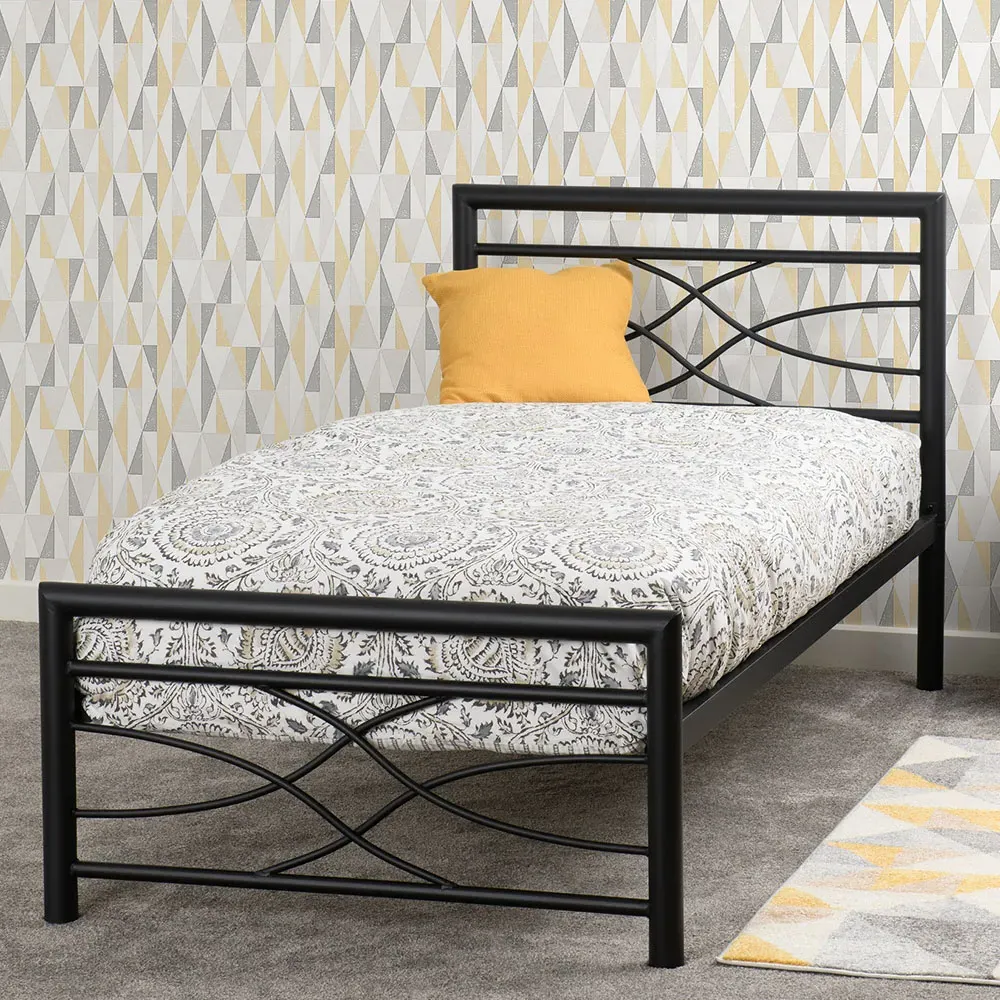 Kelly Single Bed Frame - Black image