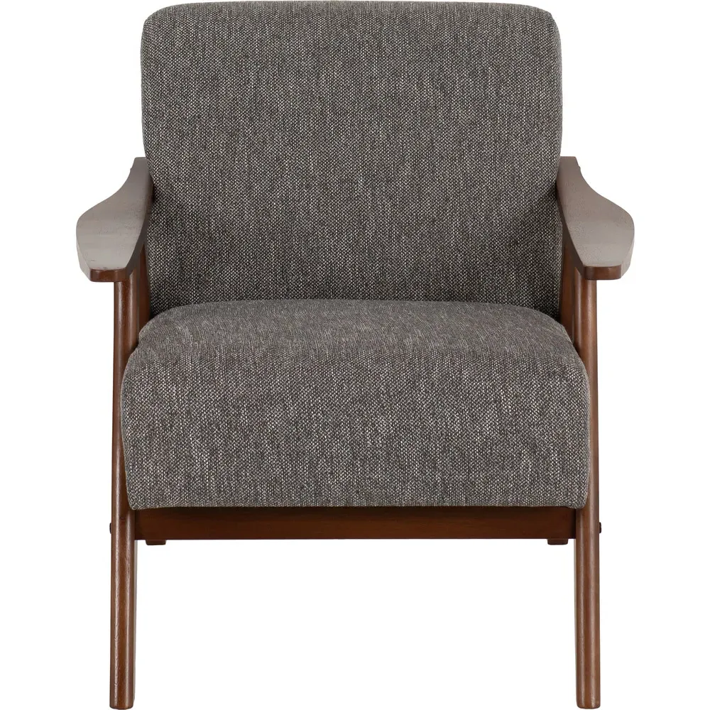 Kendra Accent Chair - Grey, Fabric