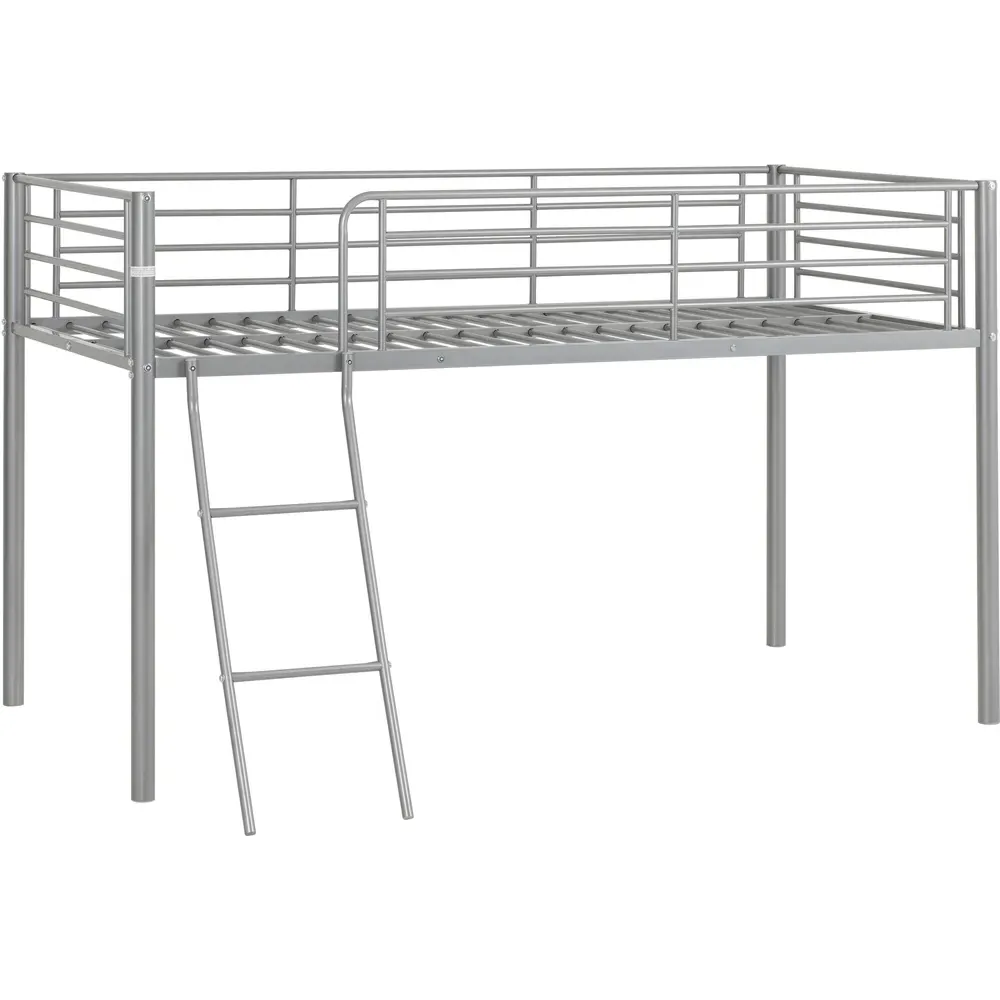 Kora Single Mid Sleeper Bed - Silver