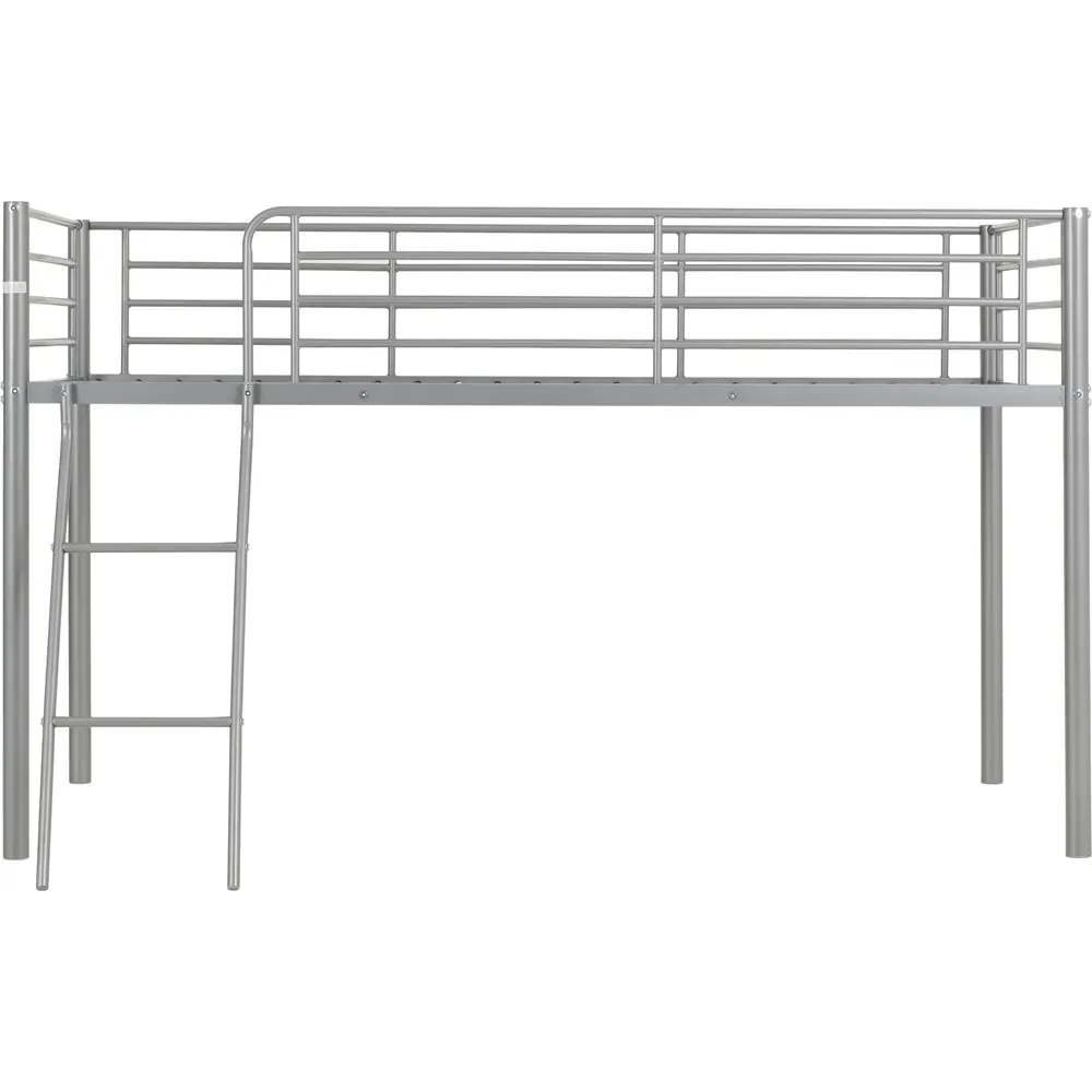 Kora Single Mid Sleeper Bed - Silver
