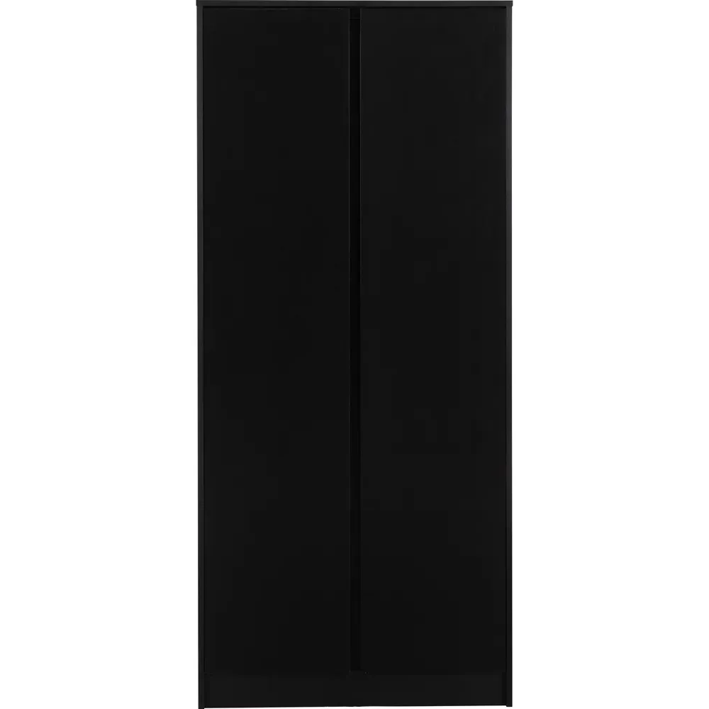 Malvern 2 Door Wardrobe - Black