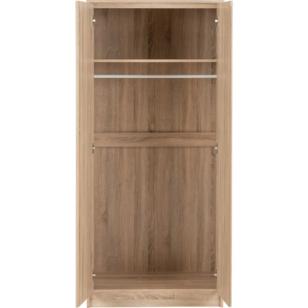Malvern 2 Door Wardrobe - Sonoma Oak