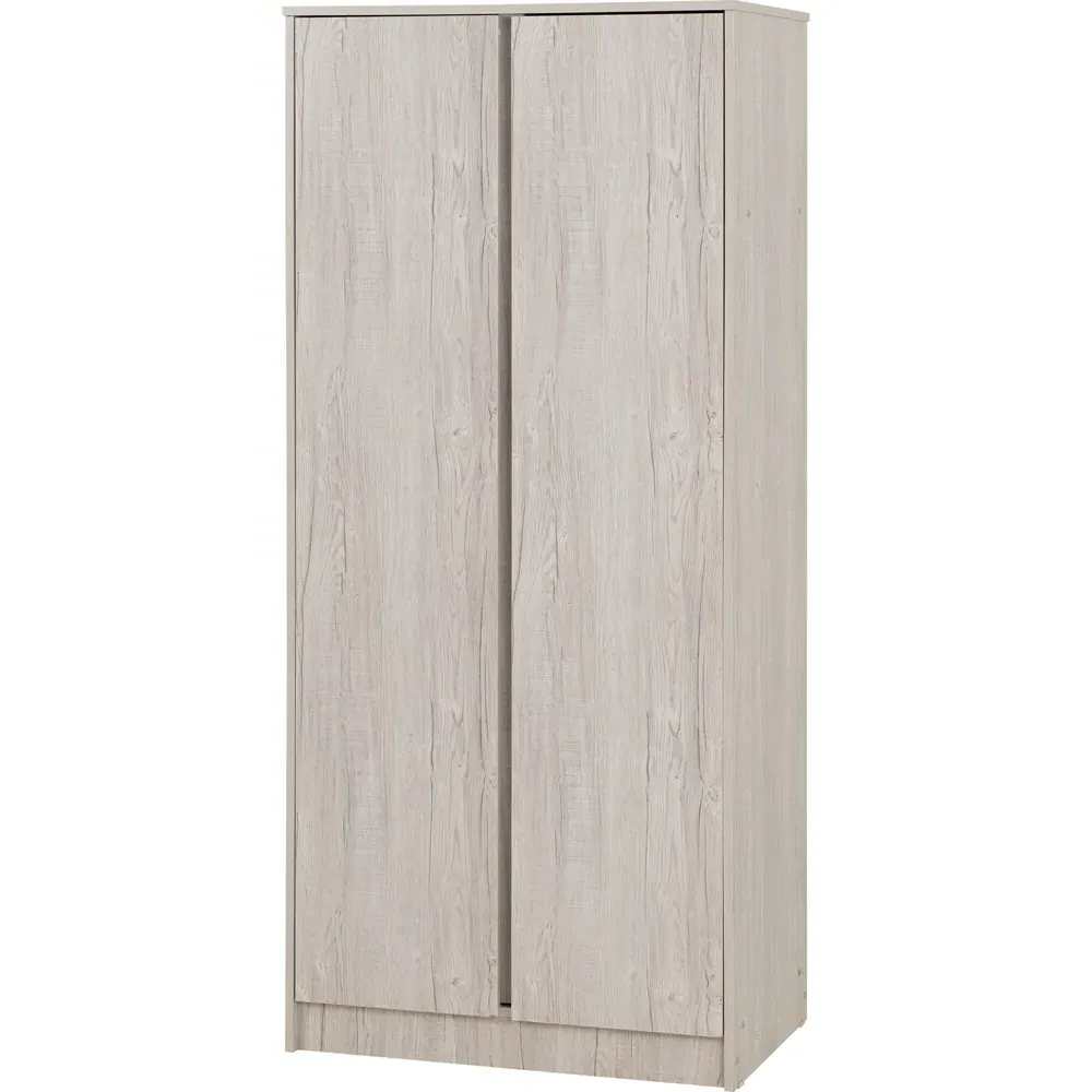 Malvern 2 Door Wardrobe - Urban Snow