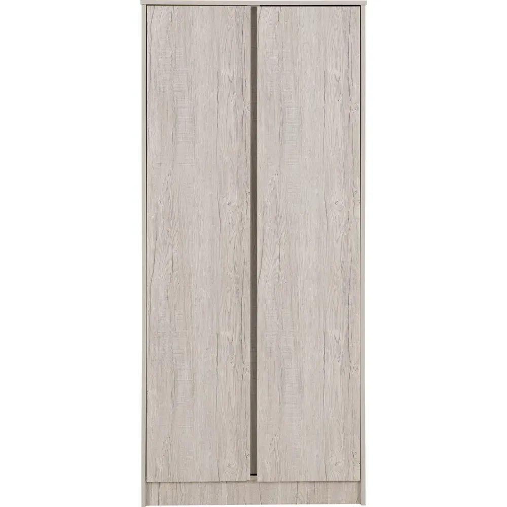 Malvern 2 Door Wardrobe - Urban Snow