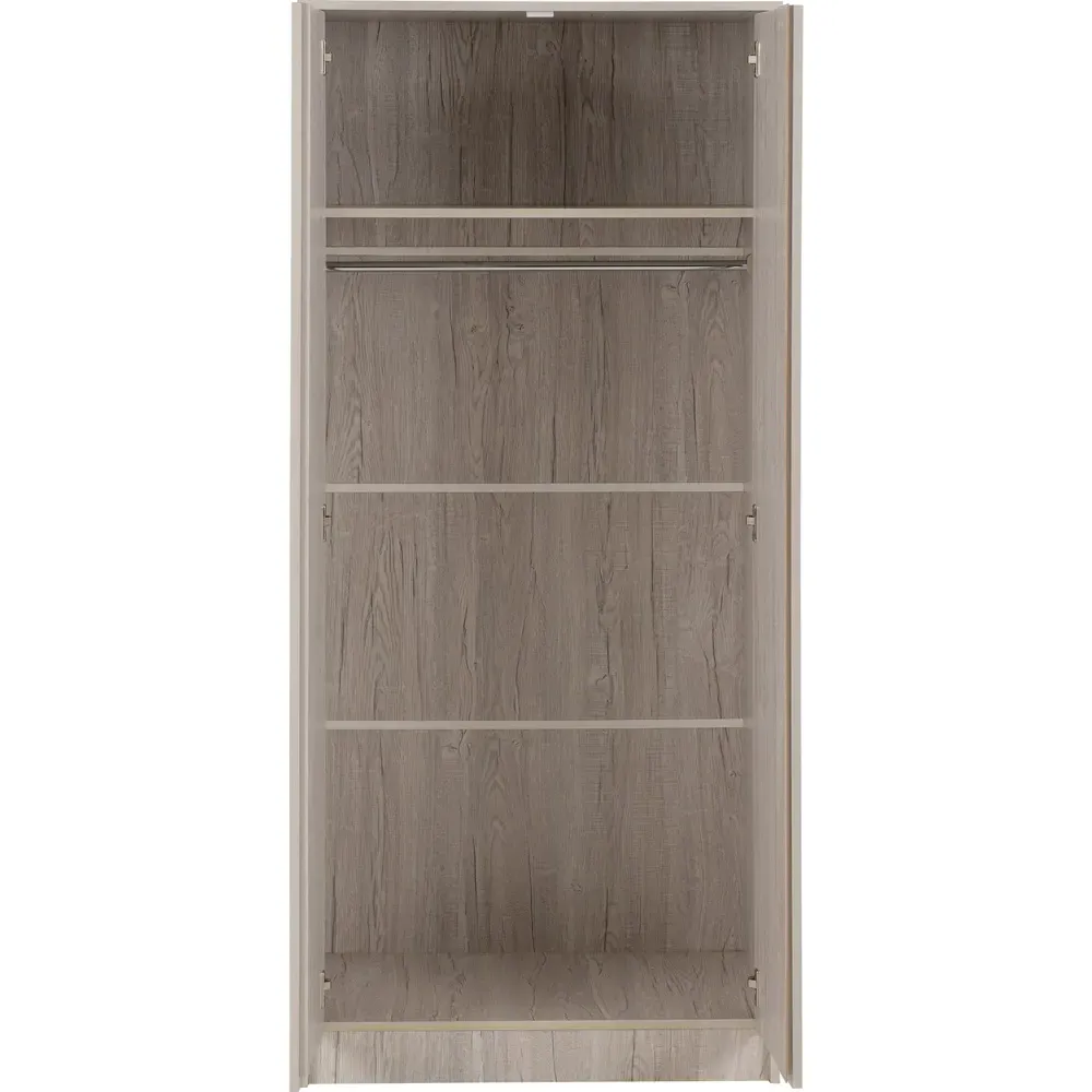Malvern 2 Door Wardrobe - Urban Snow