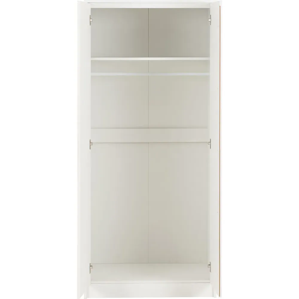 Malvern 2 Door Wardrobe - White