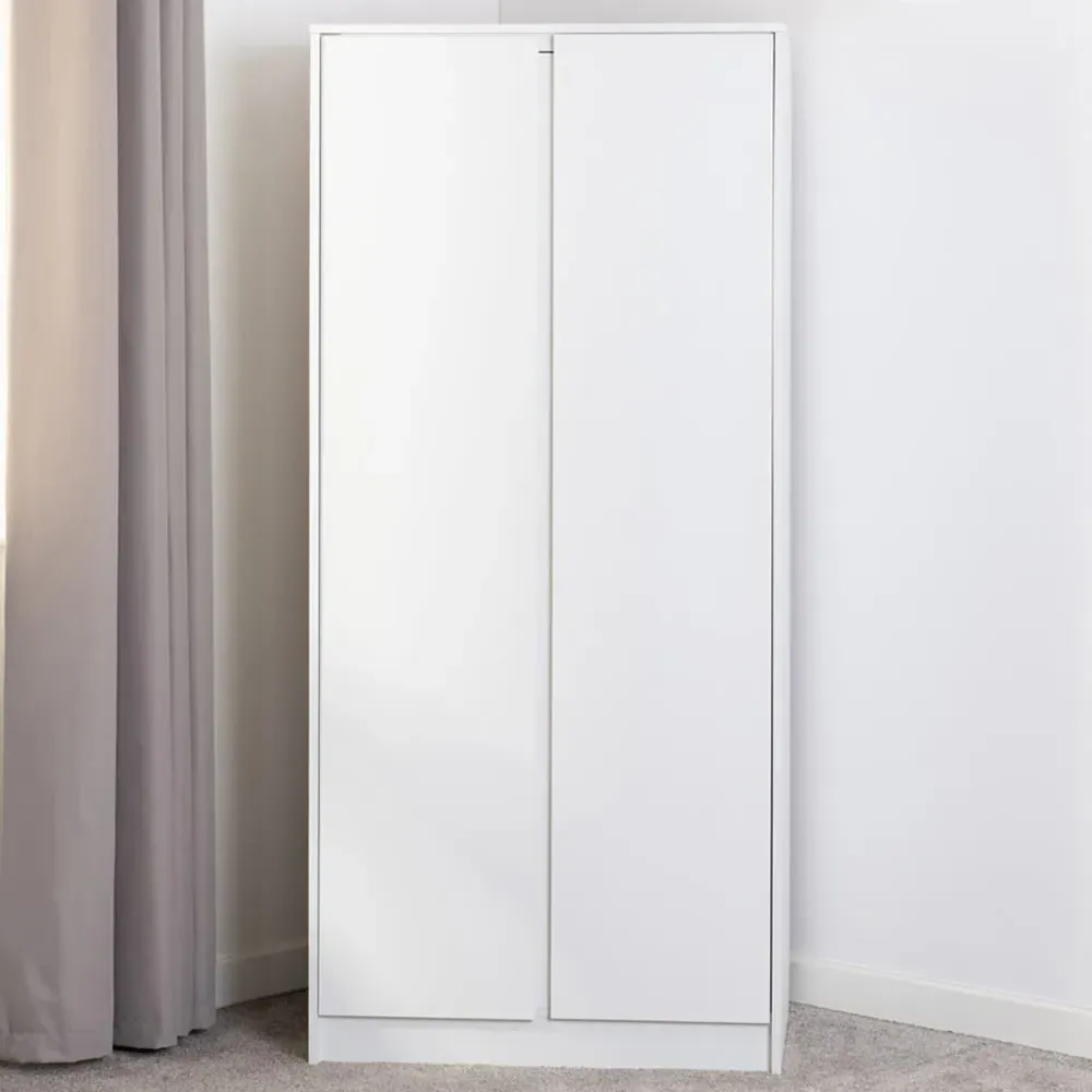 Malvern 2 Door Wardrobe - White