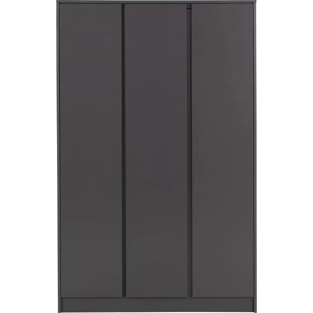 Malvern 3 Door Wardrobe - Grey