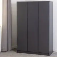 Malvern 3 Door Wardrobe - Grey