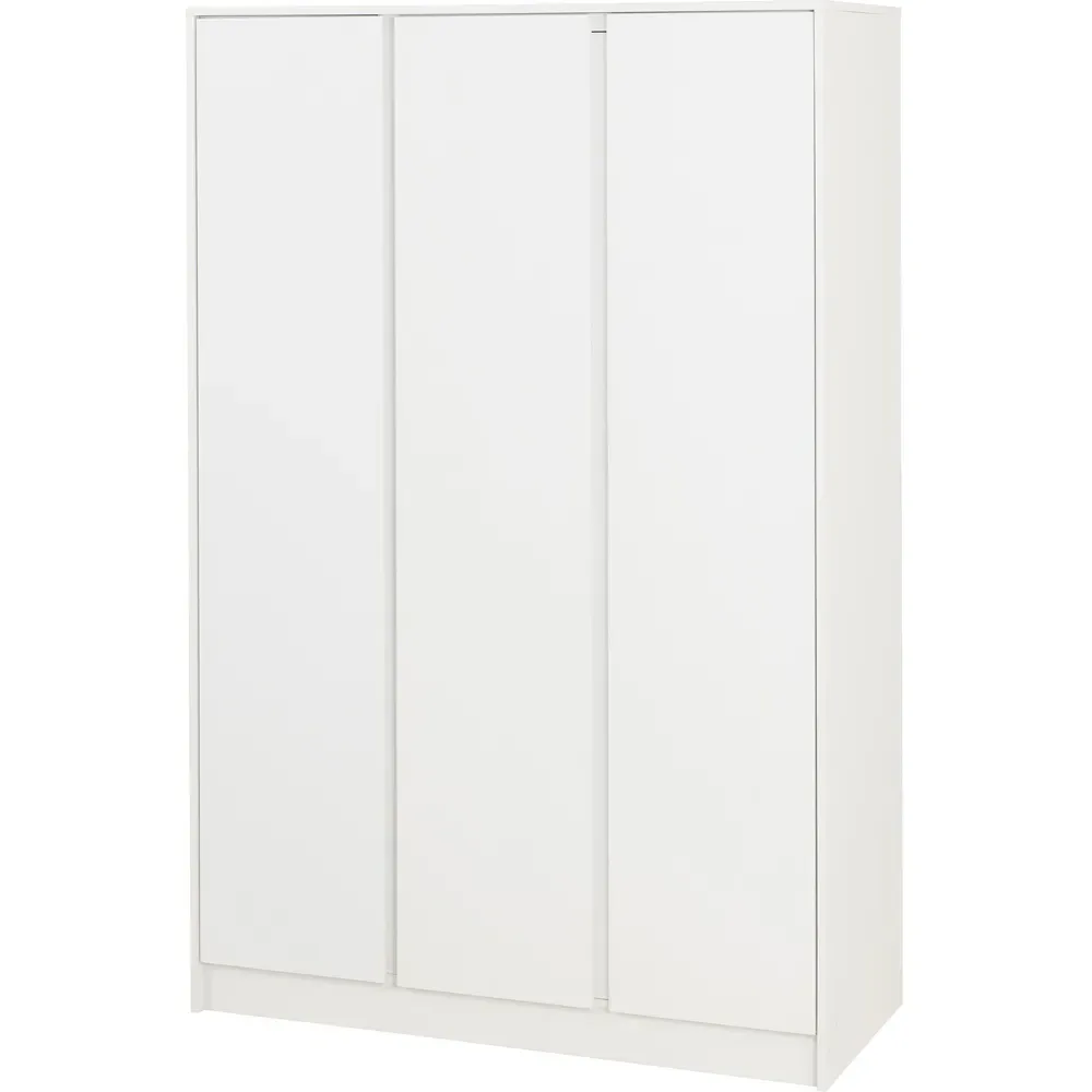 Malvern 3 Door Wardrobe - White
