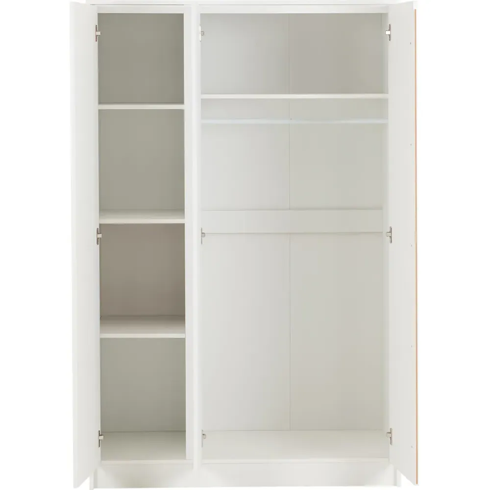 Malvern 3 Door Wardrobe - White