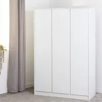 Malvern 3 Door Wardrobe - White