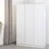 Malvern 3 Door Wardrobe - White