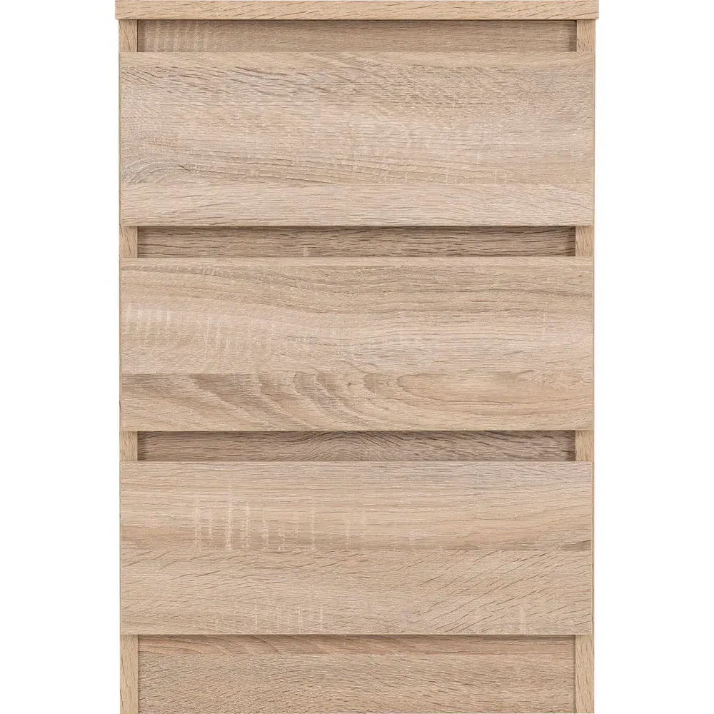 Malvern 3 Drawer Bedside Table Set of 2 - Sonoma Oak Effect