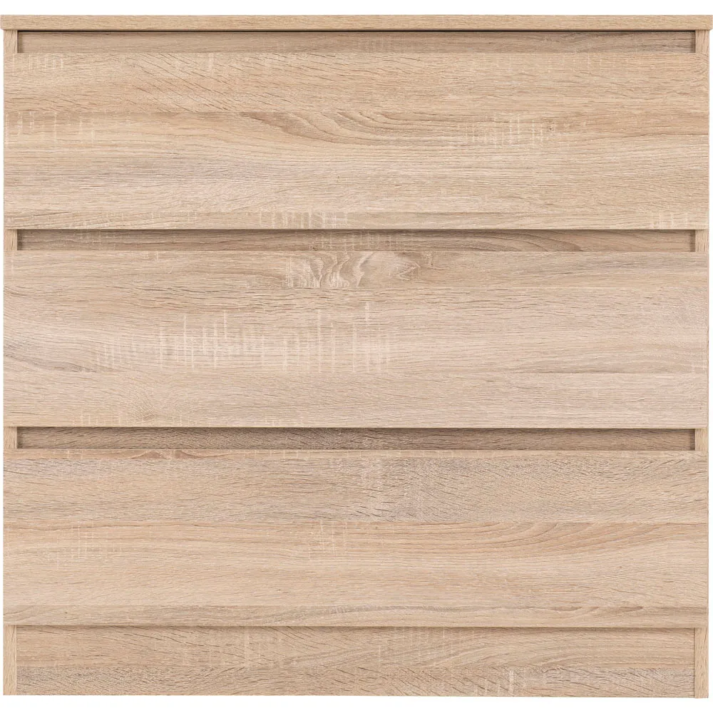 Malvern 3 Drawer Chest - Brown, Sonoma Oak Effect