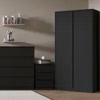 Malvern 3-Piece Bedroom Furniture Set - Black