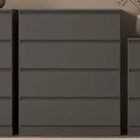 Malvern 4 Drawer Chest of Drawers - Grey