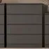 Malvern 4 Drawer Chest of Drawers - Grey