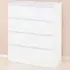Malvern 4 Drawer Chest - White