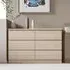 Malvern 6 Drawer Chest of Drawers - Brown, Oak
