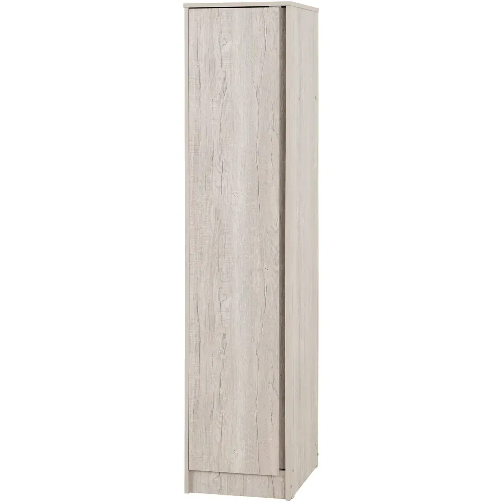 Malvern Single Door Wardrobe - White