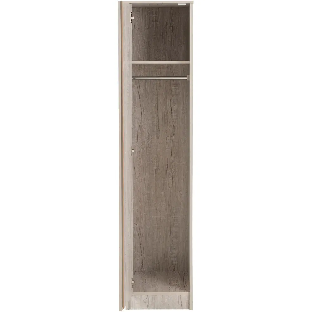 Malvern Single Door Wardrobe - White