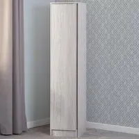 Malvern Single Door Wardrobe - White