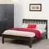 Monaco Double Low End Bed Frame - Grey, Oak