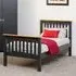 Monaco Single Bed Frame - Grey, Oak Effect