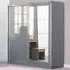 Nevada 2 Door Sliding Wardrobe - Grey