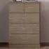 Nevada 5 Drawer Chest of Drawers - Brown, Oak
