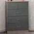 Nevada 5 Drawer Chest of Drawers - Grey, Oak Veneer