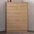 Nevada 5 Drawer Chest of Drawers - Sonoma Oak Effect