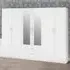 Nevada 6 Door 2 Drawer Wardrobe - White