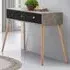 Nordic 3 Drawer Console Table - Grey, Concrete