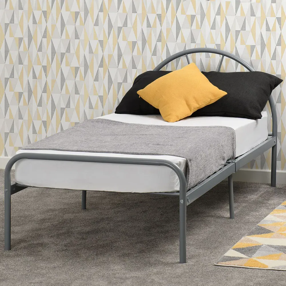 Nova Single Bed Frame - Silver image