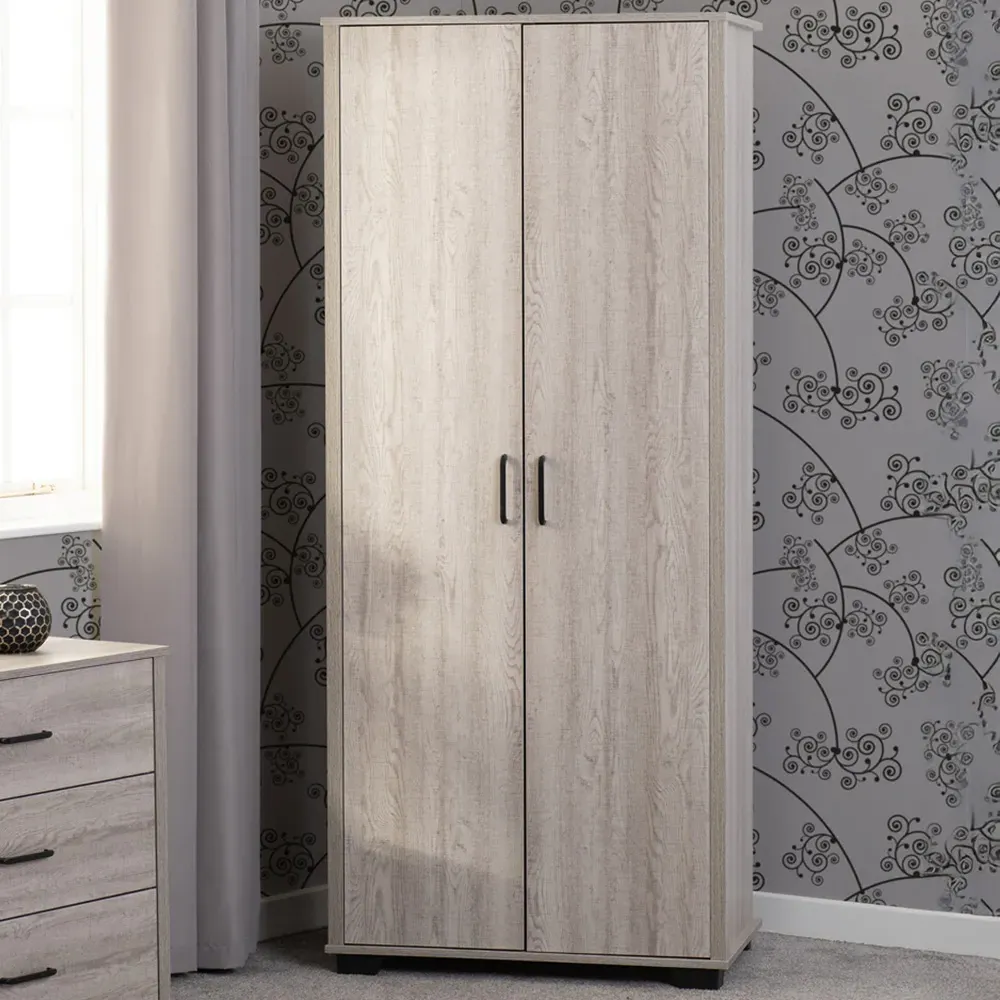 Oliver 2 Door Wardrobe - Light Oak