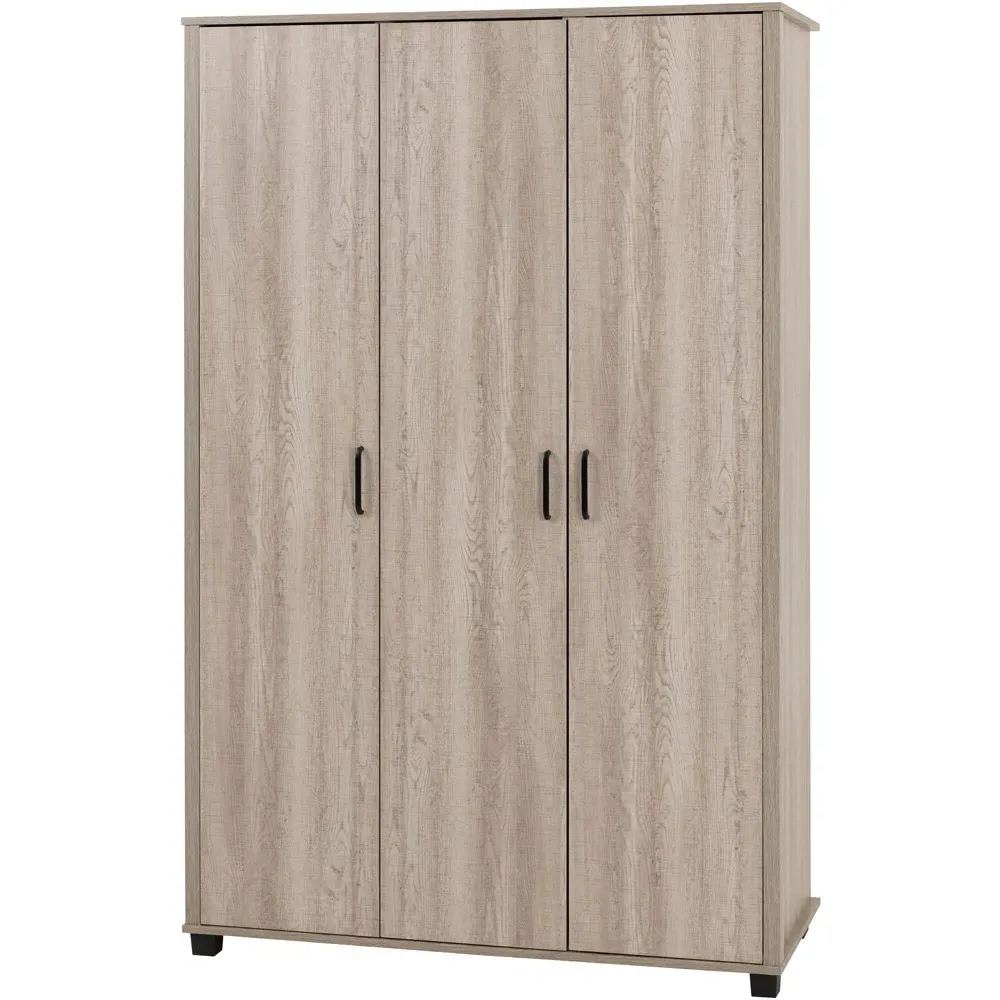 Oliver 3 Door Wardrobe - Light Oak