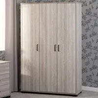 Oliver 3 Door Wardrobe - Light Oak