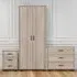 Oliver 3 Piece Bedroom Furniture Set - Light Oak