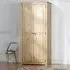 Panama 2 Door Wardrobe - Brown, Pine