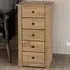 Panama 5 Drawer Chest of Drawers - Brown, Pine