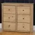 Panama 6 Drawer Chest of Drawers - Brown, Pine
