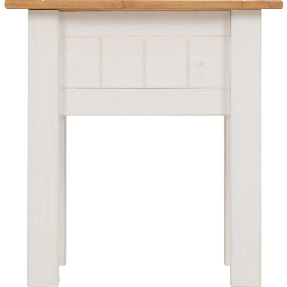 Panama Lamp Table - White, Pine
