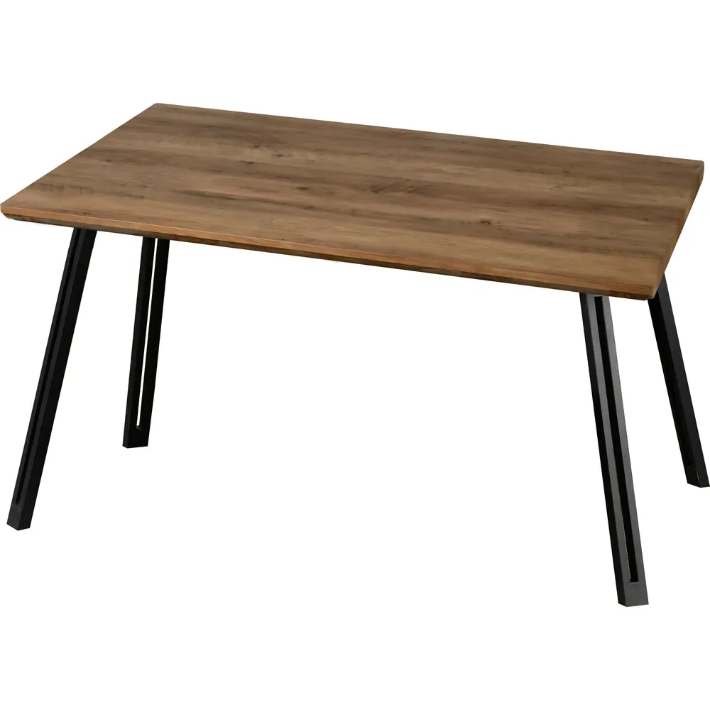 Quebec Medium Dining Table - Brown, Oak Effect
