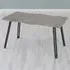 Quebec Wave Edge Dining Table - Grey, Concrete Effect