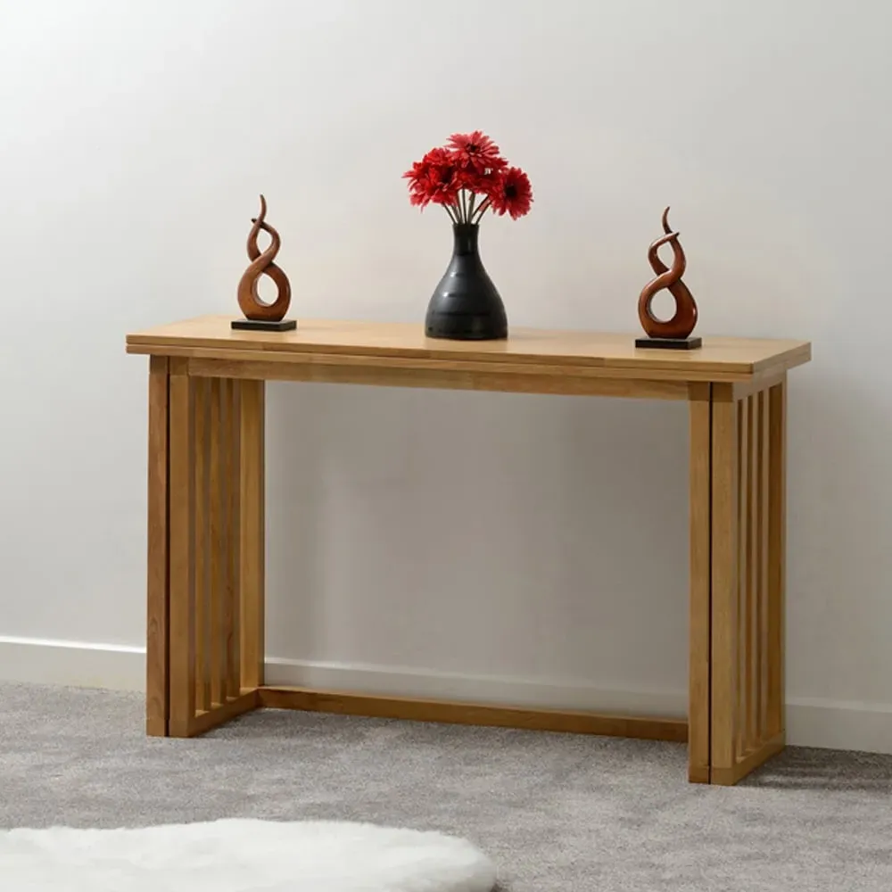 Richmond 4 Seater Foldaway Dining Table - Brown, Oak