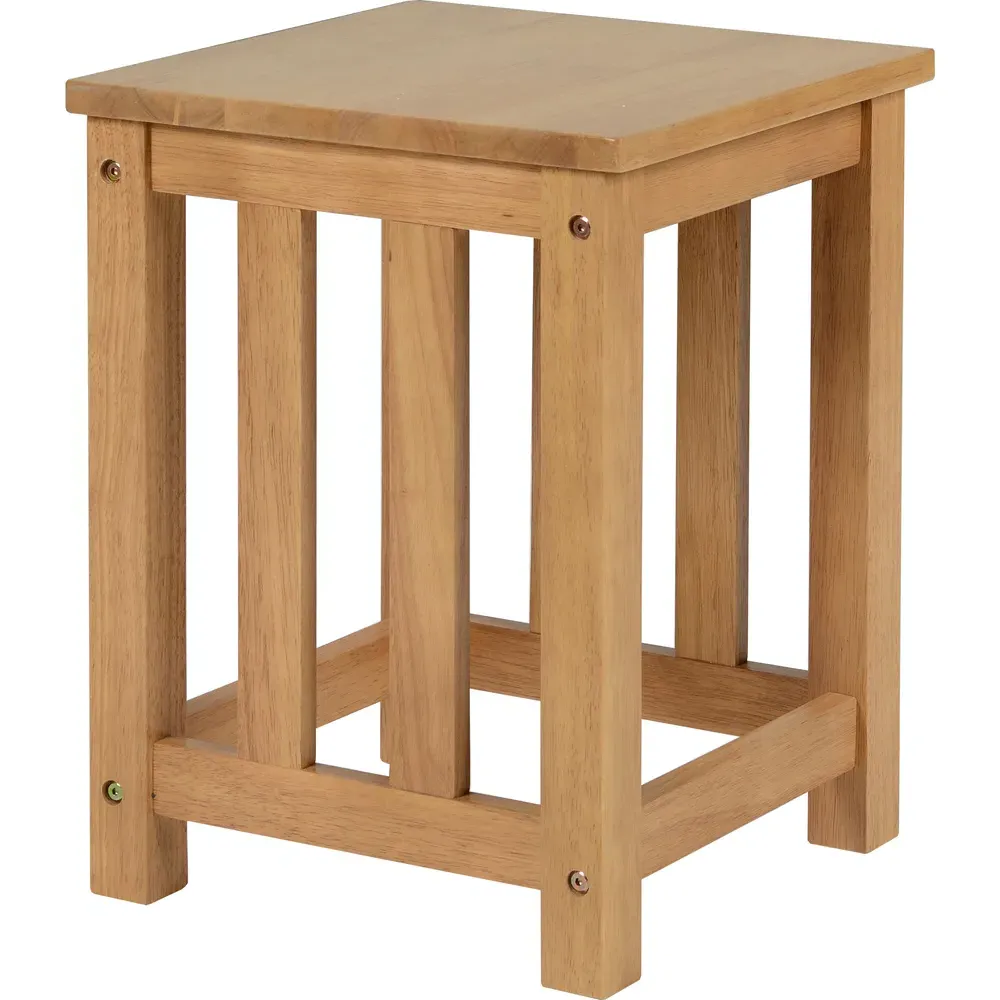Richmond Oak Varnish Stool Set of 2 - Brown