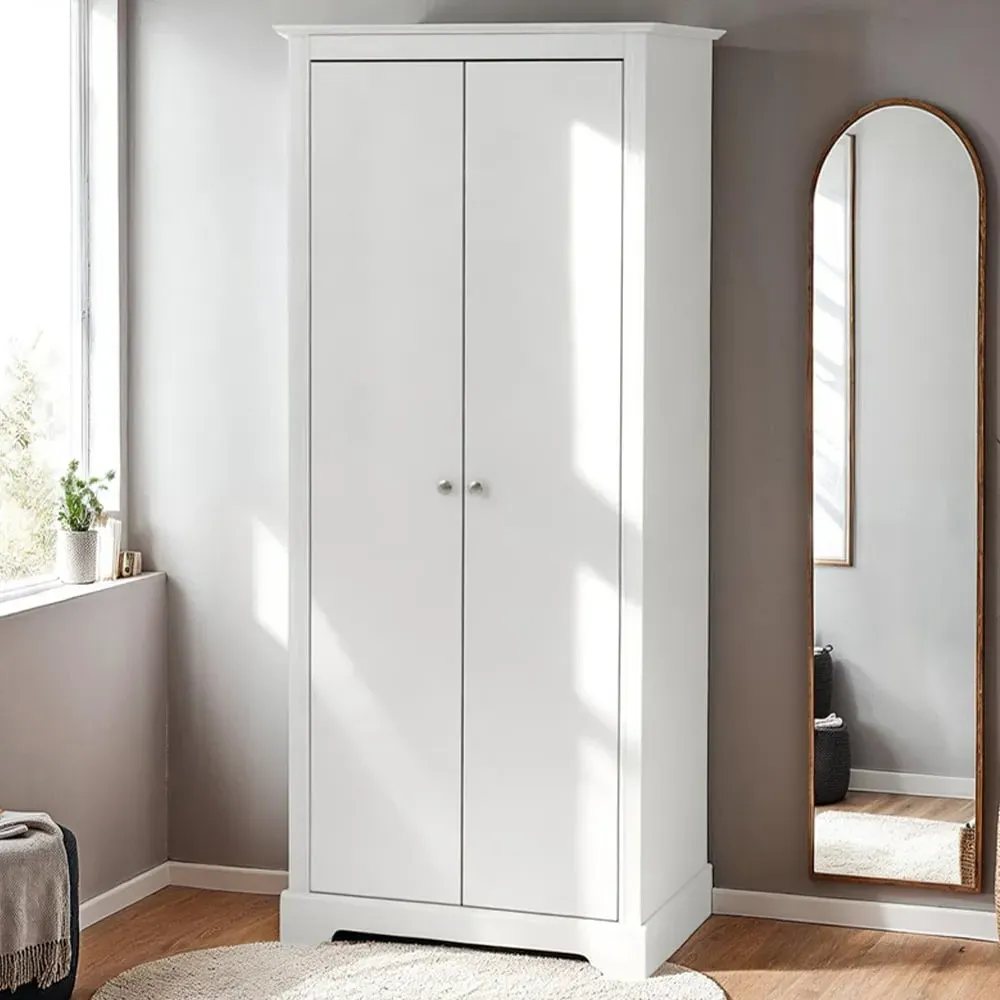Stratford 2 Door Wardrobe - White